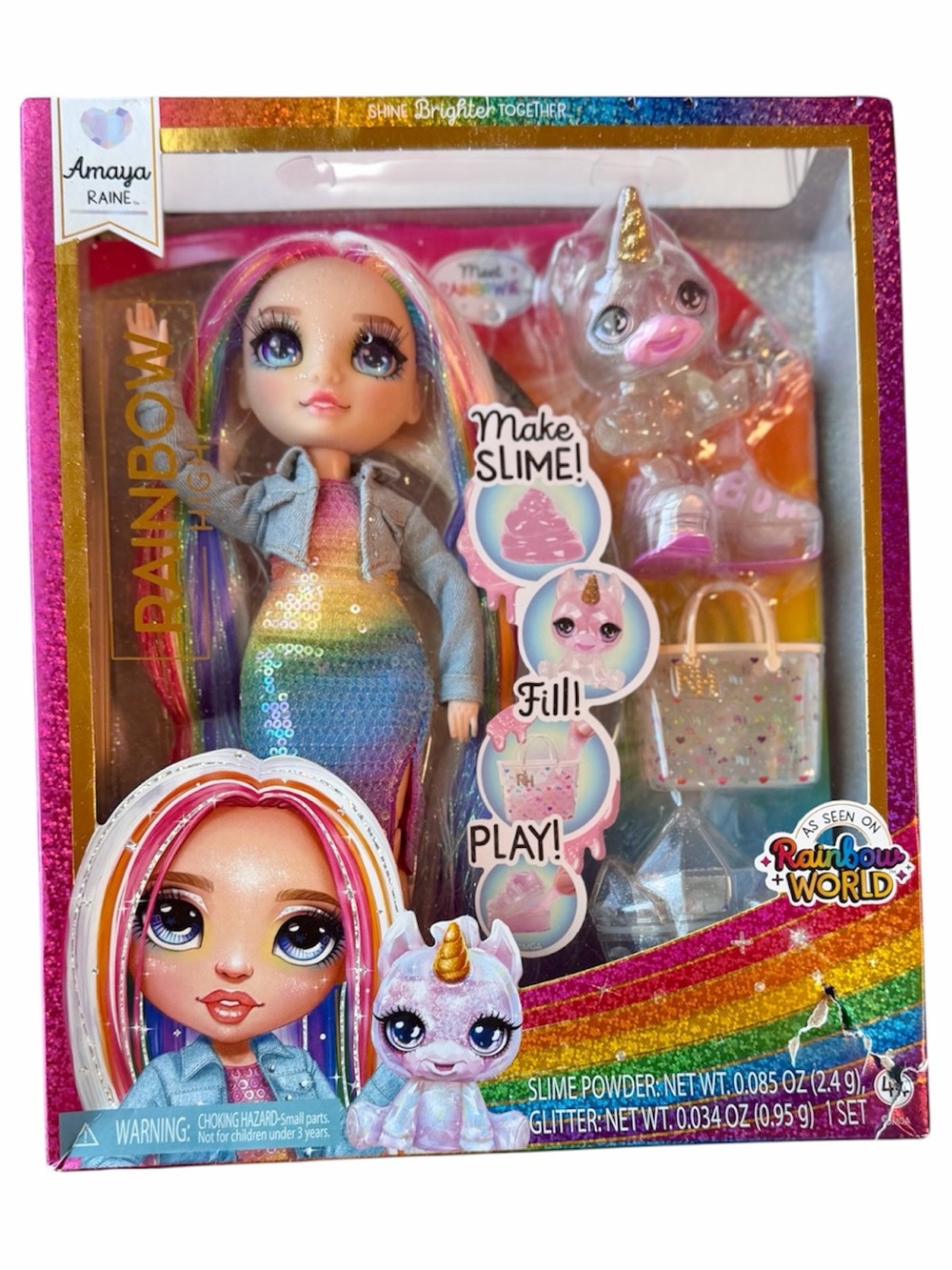 New Rainbow High Doll - Amaya Raine Slime Doll